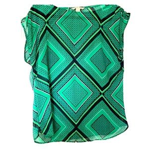 3 for $30 geometric Banana republic blouse